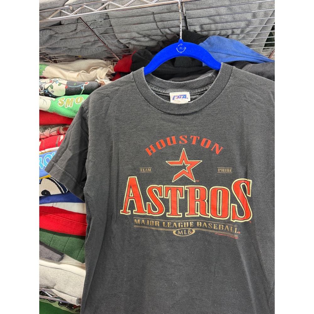 CSA Houston Astros MLB T-Shirt Womens Small 2007 Vintage Baby tee  6842